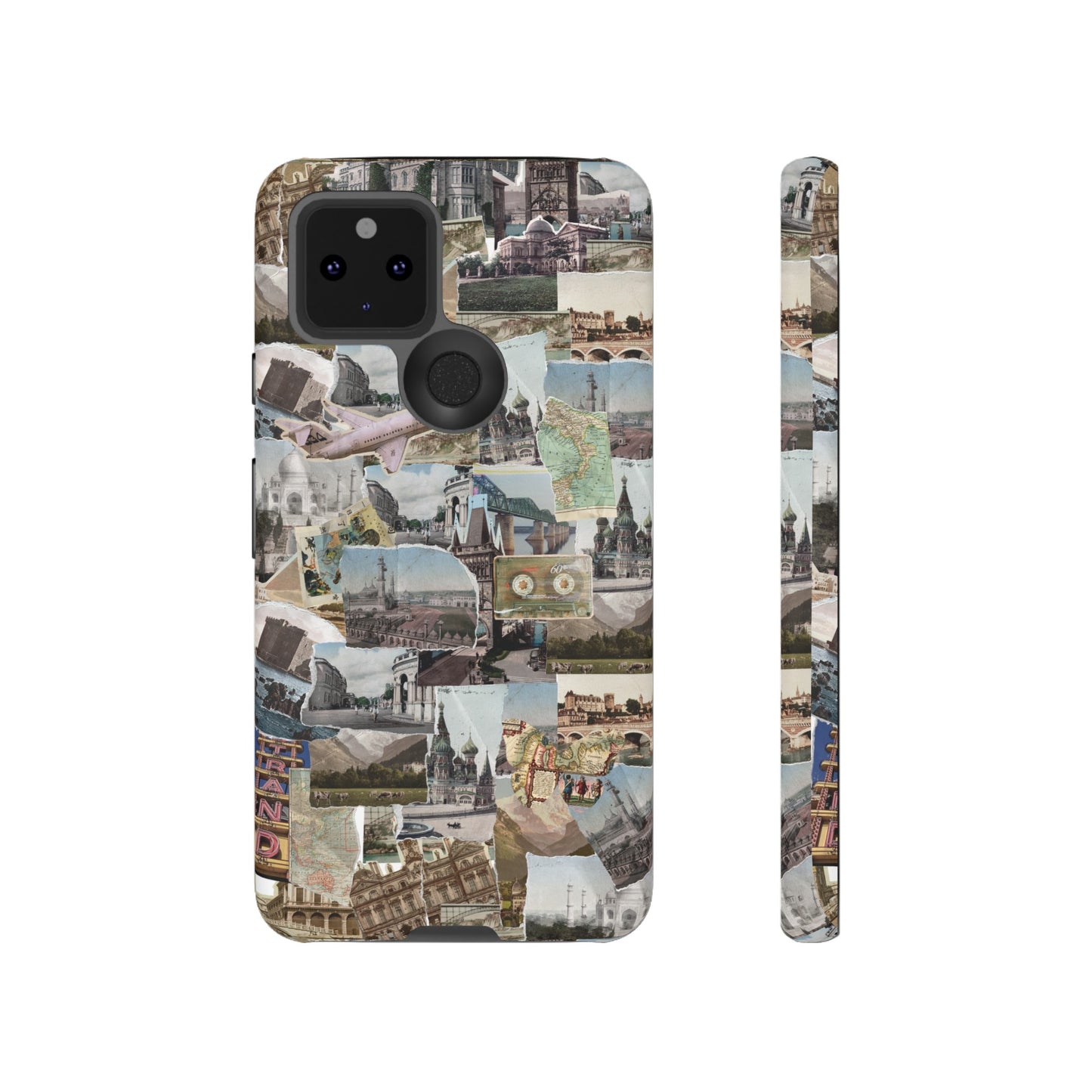 Travel Collage Wallpaper Phone Case | iPhone 15 Plus/ Pro, 14, 13, 12| Google Pixel 7, Pro, 5| Samsung Galaxy S23 All Major Phone Models