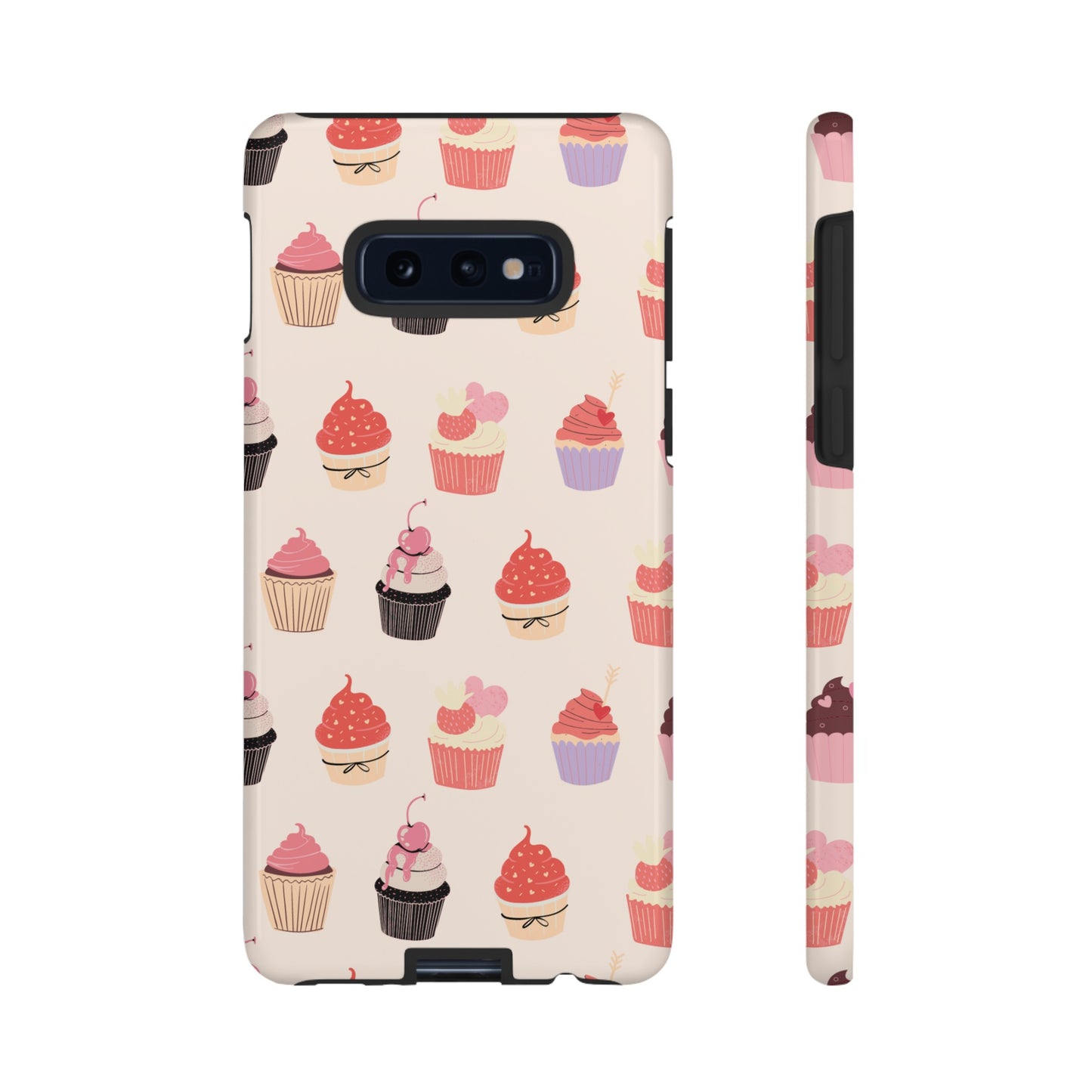 Cupcake Collage Wallpaper Phone Case | iPhone 15 Plus/ Pro, 14, 13, 12| Google Pixel 7, Pro, 5| Samsung Galaxy S23 All Major Phone Models