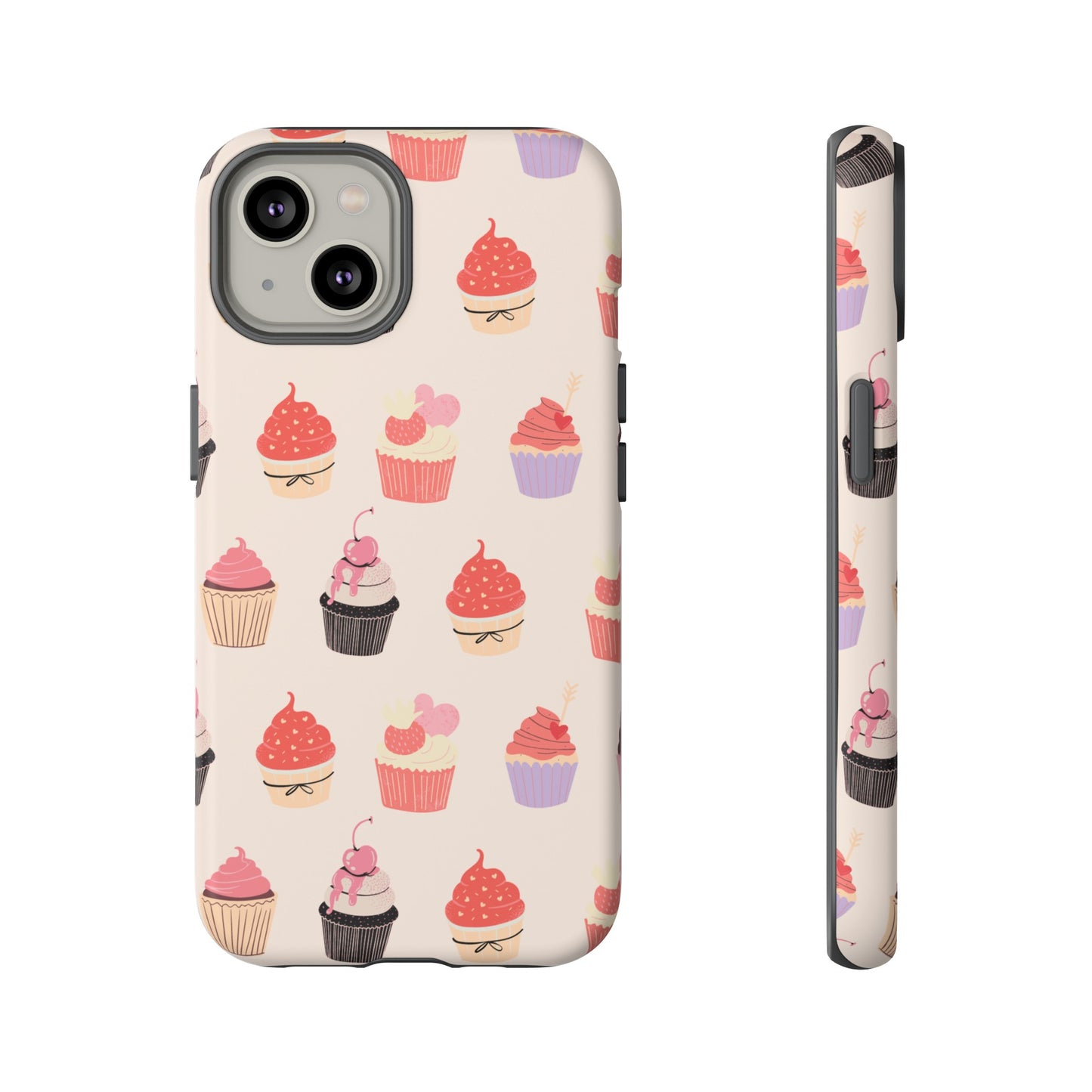 Cupcake Collage Wallpaper Phone Case | iPhone 15 Plus/ Pro, 14, 13, 12| Google Pixel 7, Pro, 5| Samsung Galaxy S23 All Major Phone Models