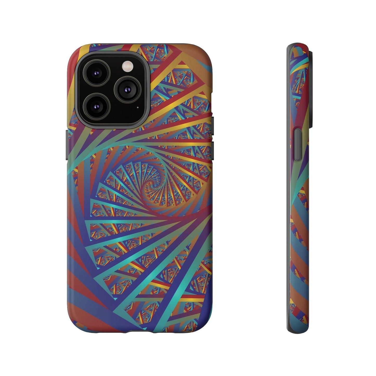 Colourful Spiral Wallpaper Phone Case | iPhone 15 Plus/ Pro, 14, 13, 12| Google Pixel 7, Pro, 5| Samsung Galaxy S23 All Major Phone Models