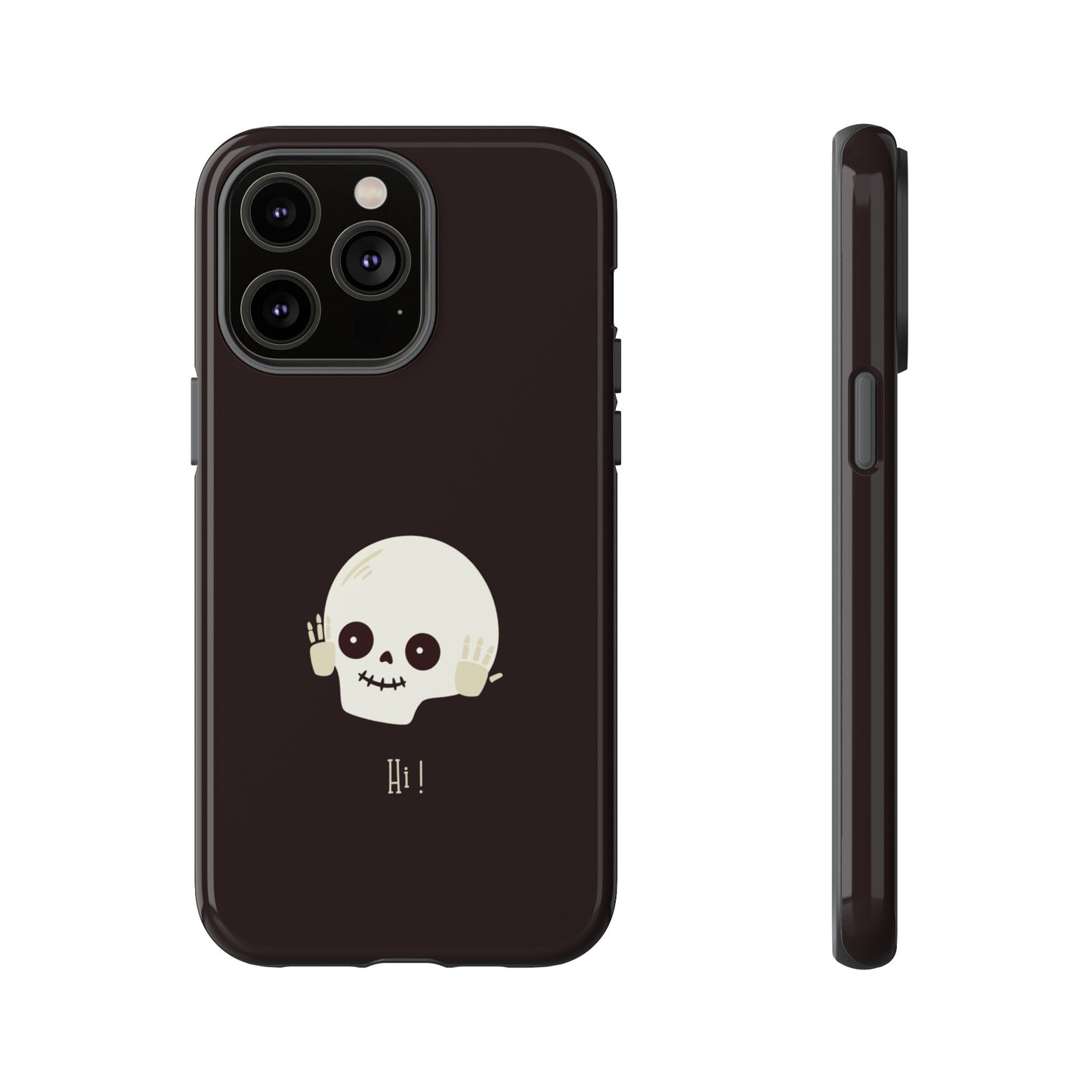 Hello Skull Phone Case | iPhone 15 Plus/ Pro, 14, 13, 12| Google Pixel 7, Pro, 5| Samsung Galaxy S23 All Major Phone Models