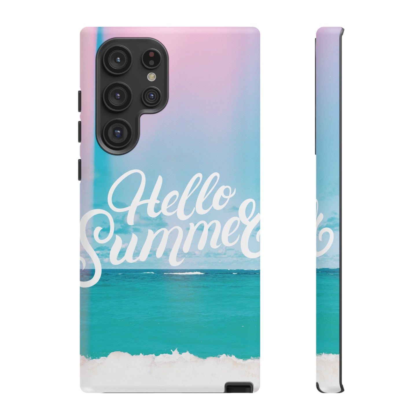 Hello Summer Wallpaper Phone Case | iPhone 15 Plus/ Pro, 14, 13, 12| Google Pixel 7, Pro, 5| Samsung Galaxy S23 All Major Phone Models