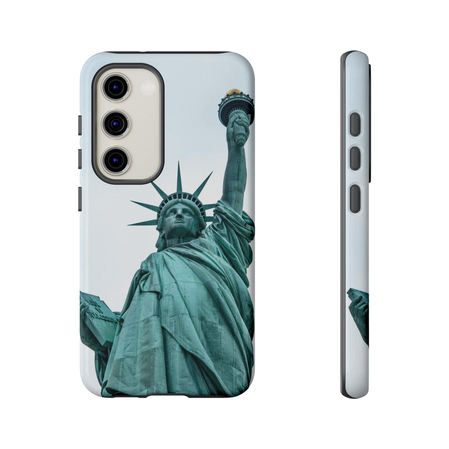 Statue of Liberty Wallpaper Phone Case | iPhone 15 Plus/ Pro, 14, 13, 12| Google Pixel 7, Pro, 5| Samsung Galaxy S23 All Major Phone Models