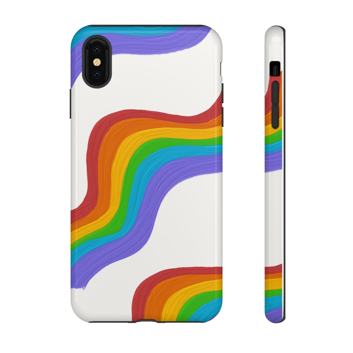 Rainbow Wallpaper Phone Case | iPhone 15 Plus/ Pro, 14, 13, 12| Google Pixel 7, Pro, 5| Samsung Galaxy S23 All Major Phone Models