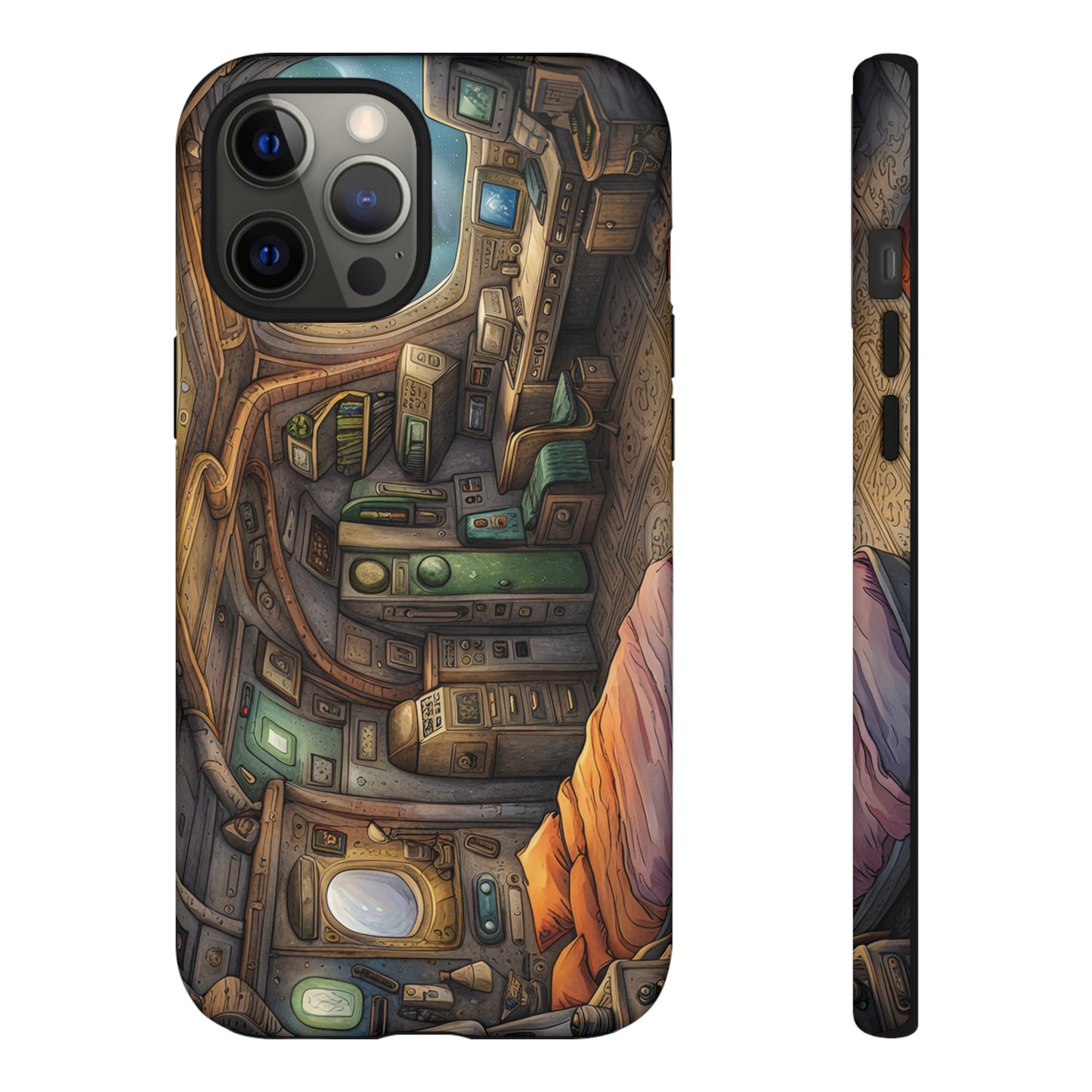 Cosy Spaceship Wallpaper Phone Case | iPhone 15 Plus/ Pro, 14, 13, 12| Google Pixel 7, Pro, 5| Samsung Galaxy S23 All Major Phone Models