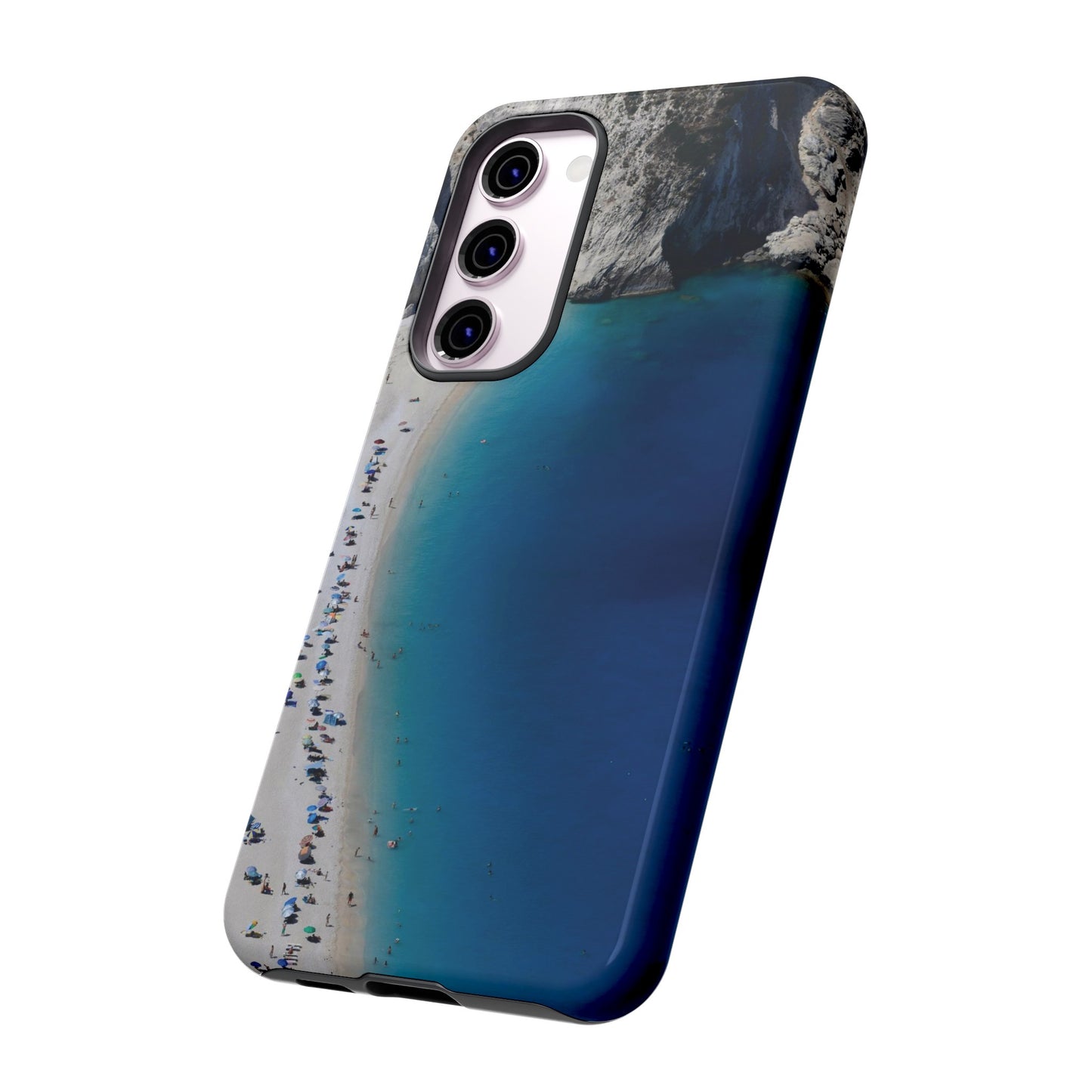 Blue Beach Wallpaper Phone Case | iPhone 15 Plus/ Pro, 14, 13, 12| Google Pixel 7, Pro, 5| Samsung Galaxy S23 All Major Phone Models