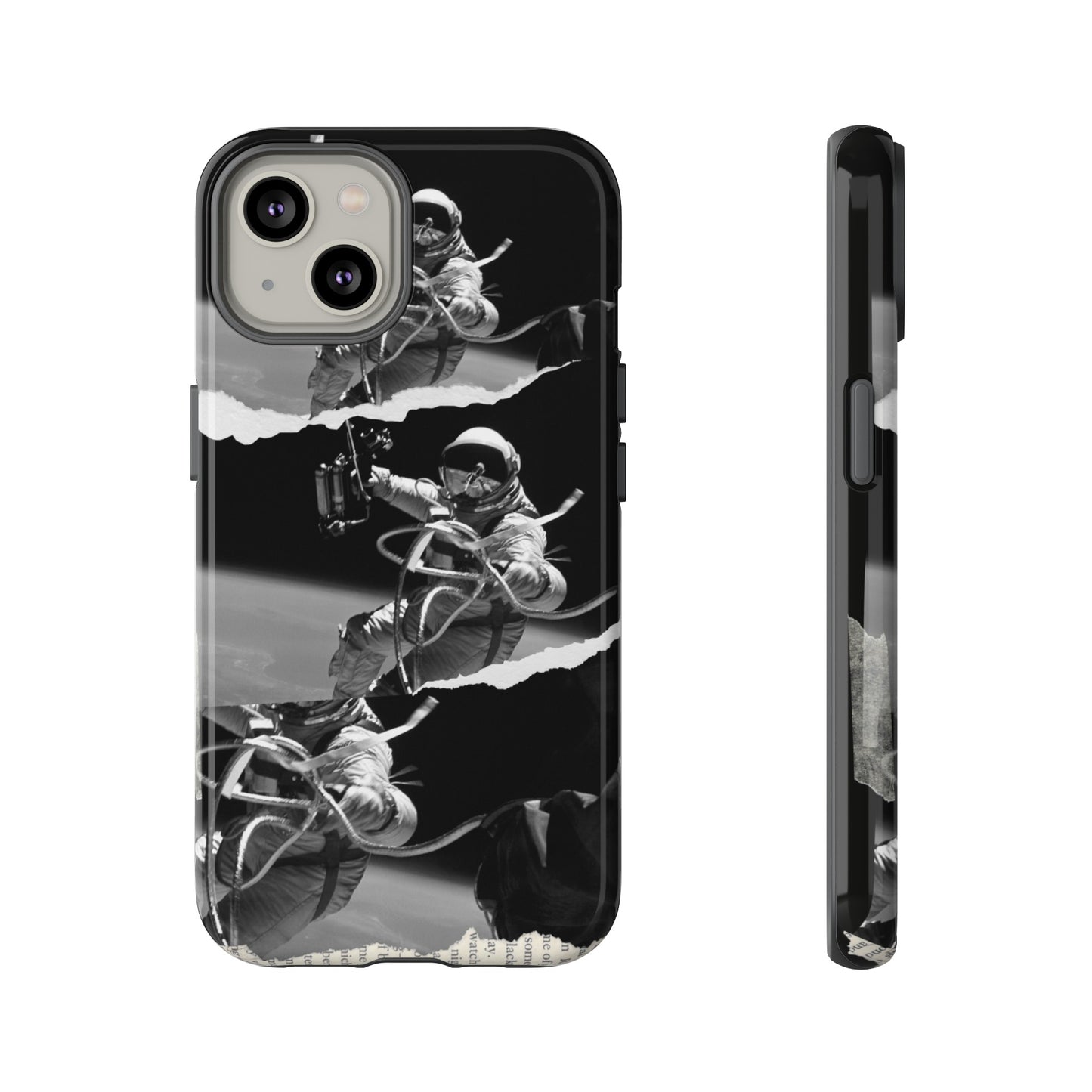 Astronaut Collage Phone Case | iPhone 15 Plus/ Pro, 14, 13, 12| Google Pixel 7, Pro, 5| Samsung Galaxy S23 All Major Phone Models