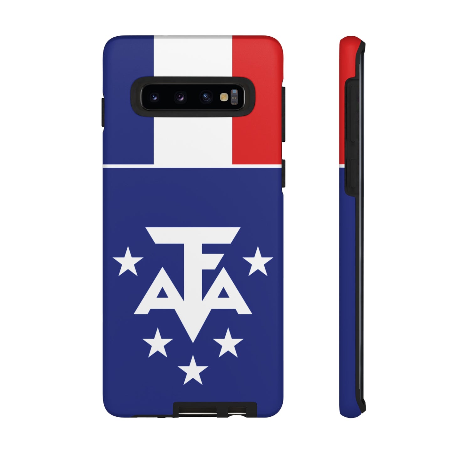 French Southern And Antarctic Lands Flag Phone Case | iPhone 15 Plus/ Pro, 14, 13, 12| Google Pixel 7, Pro, 5| Samsung Galaxy S23 All Major Phone Models