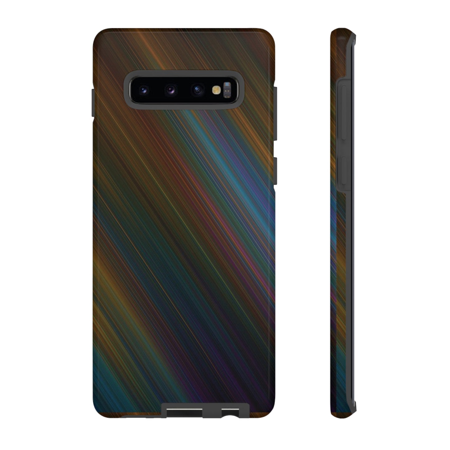 Slanted Rainbow Wallpaper Phone Case | iPhone 15 Plus/ Pro, 14, 13, 12| Google Pixel 7, Pro, 5| Samsung Galaxy S23 All Major Phone Models