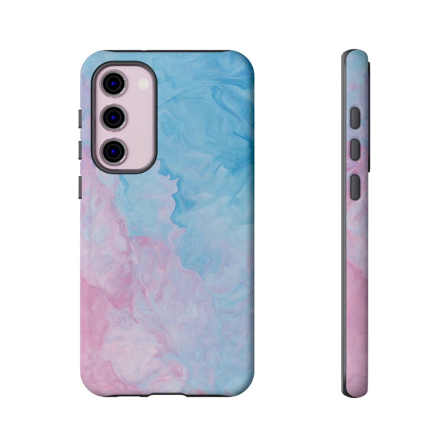 Splash of Blue & Pink Wallpaper Phone Case |iPhone 15 Plus/ Pro, 14, 13, 12|Google Pixel 7, Pro, 5|Samsung Galaxy S23 All Major Phone Models