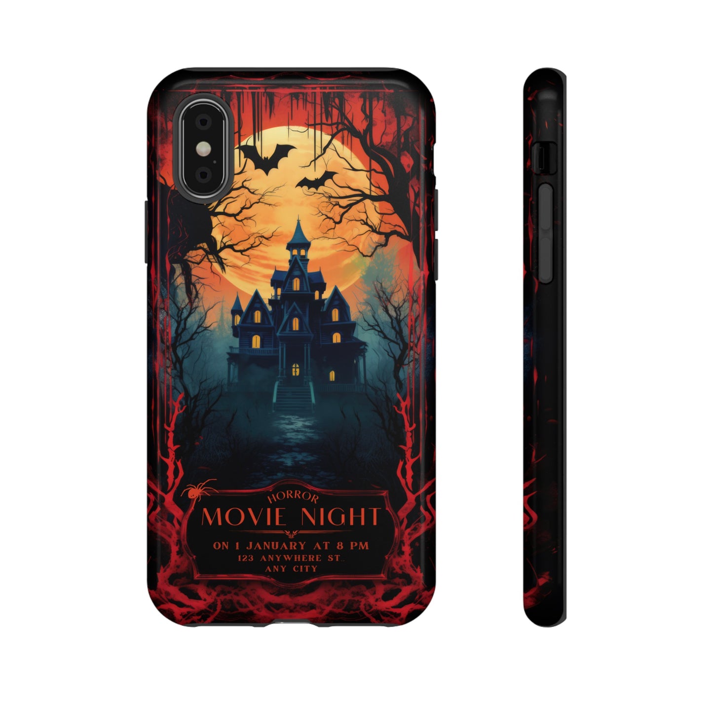 Horror Movie Night Phone Case | iPhone 15 Plus/ Pro, 14, 13, 12| Google Pixel 7, Pro, 5| Samsung Galaxy S23 All Major Phone Models