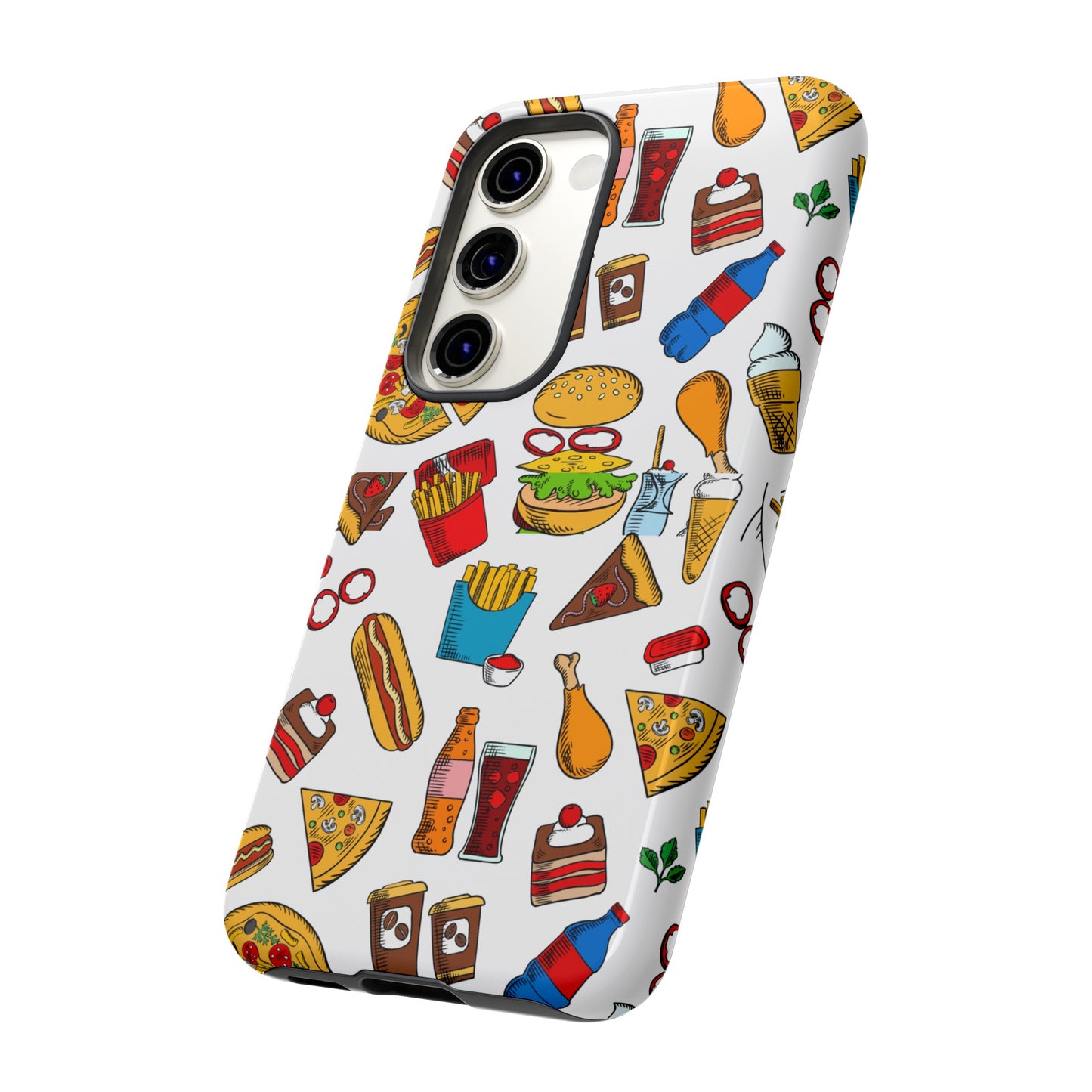 Fast Food Wallpaper Phone Case | iPhone 15 Plus/ Pro, 14, 13, 12| Google Pixel 7, Pro, 5| Samsung Galaxy S23 All Major Phone Models