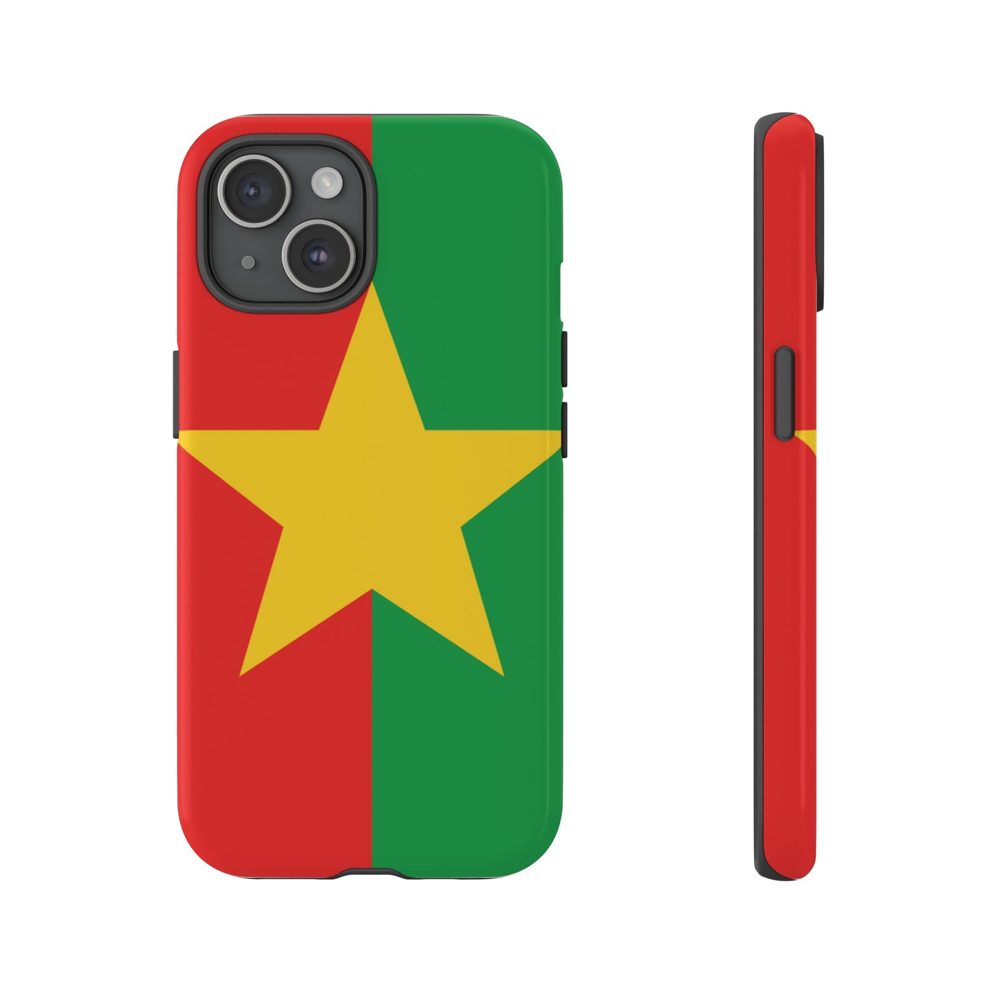 Burkina Faso Flag Phone Case | iPhone 15 Plus/ Pro, 14, 13, 12| Google Pixel 7, Pro, 5| Samsung Galaxy S23 All Major Phone Models