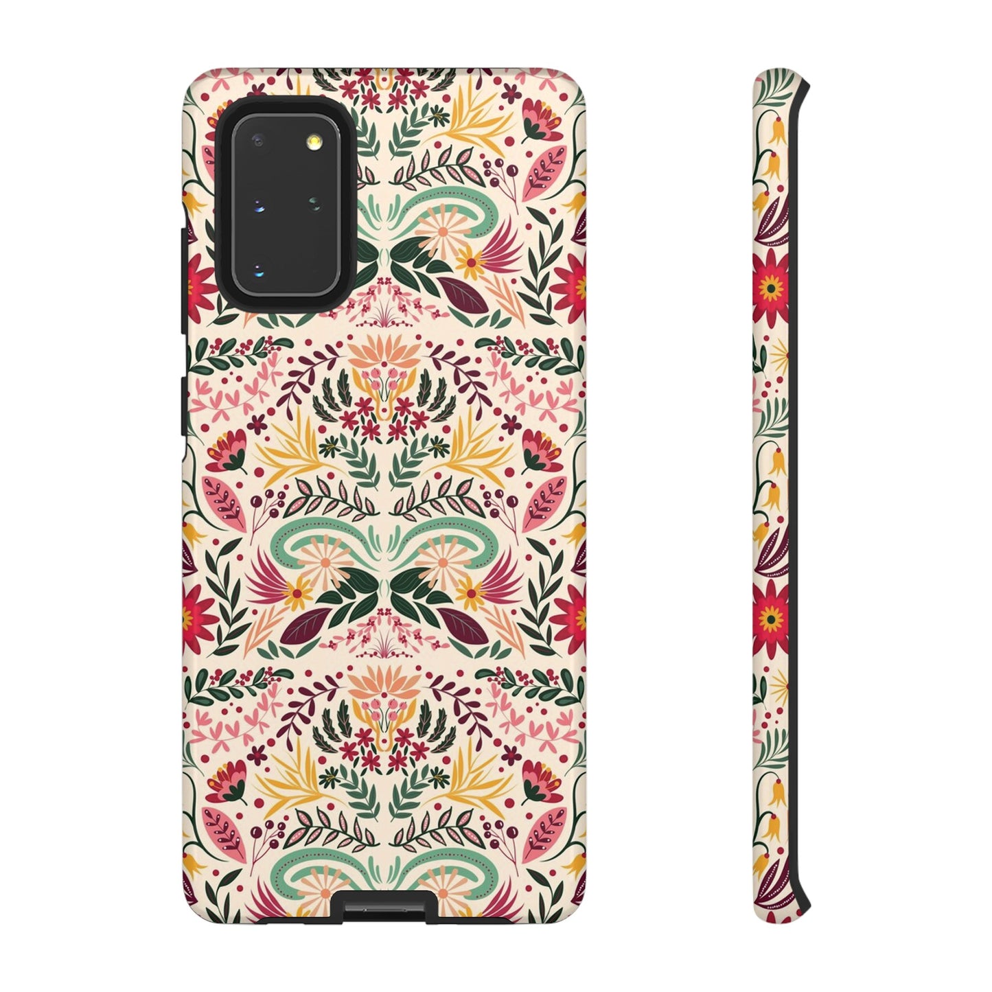 Bright Floral Wallpaper Phone Case | iPhone 15 Plus/ Pro, 14, 13, 12| Google Pixel 7, Pro, 5| Samsung Galaxy S23 All Major Phone Models